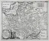Philipp Clüver, Veteris et novae Regni Poloniae magniq Ducatus Lithuaniae…, Mapa ziem Rzeczpospolitej, Lejda 1678; miedzioryt