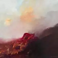 Adam Libera, Warunek rozkwitu, 2018, 2018, olej, płyta