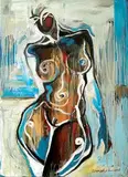 Kateryna Ocheredko, Flavor of sea, 2018, 2018, olej, płótno