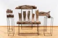 Magdalena Abakanowicz, Anatomia, 2009, 2009, juta, żywica, drewno