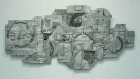 Małgorzata Wiśniewska, A1 praca z cyklu Aglomeracje, 2010, 2010, aluminium