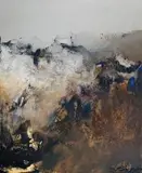 Krzysztof Rapsa, Bez tytułu, 2018, 2018, technika mieszana, płótno