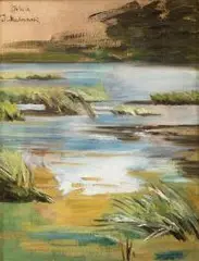 Jacek Malczewski, Moczary, olej, płótno, 26