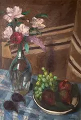 Abraham Weinbaum, Martwa natura, olej, płótno, 73