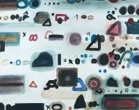 Jan Tarasin, Bez tytułu, 1993 r., 1993, akwarela, papier