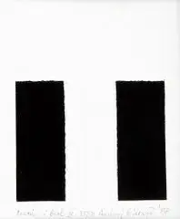 Andrzej Gieraga, Czerń i biel III, 1987 r., 1987, akwatinta, papier