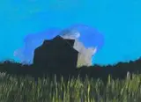 Stanisław Rodziński, Pejzaż, 2000 r., 2000, pastel, papier, 32