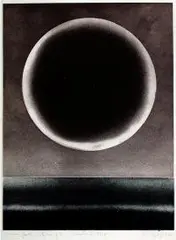 Roman Artymowski, Pejzaż pesymistyczny IV, 1989 r., 1989, akwatinta, papier