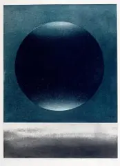Roman Artymowski, Pejzaż pesymistyczny V, 1989 r., 1989, akwatinta, papier