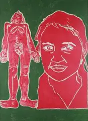 Marek Sobczyk, Sprawa Nieznalskiej, 2008 r., 2008, tempera jajkowa, tektura