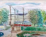 Władysław Brzosko, Tramwaj, 1951 r.