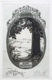 Georg Broel, Ex libris dr Carla Breithaupta, 1912 r., 1912, akwaforta, papier