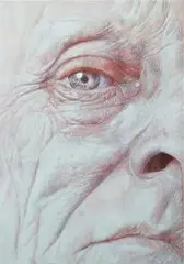 Sebastian Ślęczka, Chory, 2017, 2017, akryl, tusz, płótno