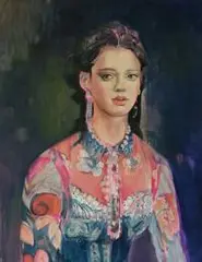 Agata Strzałka, Bez tytułu, 2018, 2018, akryl, płótno