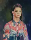 Agata Strzałka, Bez tytułu, 2018, 2018, akryl, płótno
