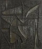 Roman Owidzki, Kompozycja wielowymiarowa, 1962 r., 1962, relief, tech. własna, płótno