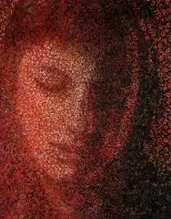 Małgorzata Kosiec, Radical RED, 2017, 2017, olej, płótno