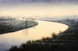 Rafał Borcz, Wisła, 2018, 2018, olej, płótno