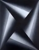 Justyna Baśnik Andrzejewska, Geometria cienia 23, 2018, 2018, olej, płótno