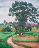 Jan Peszke, Pejzaż okolic Chepoix, ok. 1923 r.