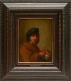 Portret mężczyzny by przypisywany Młodszy Dawid Teniers, olej, deska, 23, sold Jun 2018