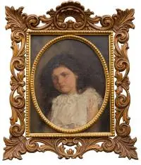 Leona Pliczkowska, Portret kobiety, olej, płótno
