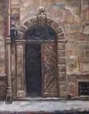 Władysław Granzow, Portal, olej, płótno