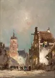 S. Noakowski, Ulica, olej, deska