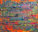 Gossia Zielaskowska, Orange Field Stripes Afterimage Map, 2018