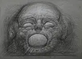 Bez tytułu, 1988 by Franciszek Starowieyski, 1988, pastel, papier, 54, sold Jun 2018