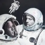 Michał Żesławski, (my)space, 2014, 2014, akryl, kolaż, płótno