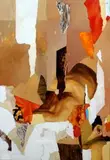 Szczątki 1, 2017 by Aleksandra Kołwzan-Garczyńska, 2017, olej, płótno, sold May 2018