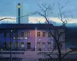 Sandra Szyra, Według torów. PKP Rydułtowy, 2013, 2013, olej, płótno