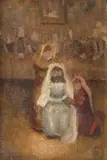 Ludwik Lille, Panna młoda, olej, płótno, 22