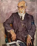 Portret A. Hamona by Mela Muter, olej, płótno, sold May 2018
