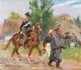 Wojciech Kossak, Ułan z jeńcami - epizod z Powstania Listopadowego, 1911 r.