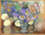 Kwiaty, 1921 r. by Kazimierz Sichulski, 1921, tempera, papier, sold May 2018
