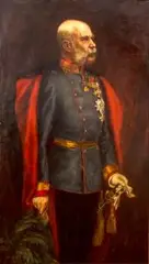 Mina Loebell, Cesarz Franciszek Józef, 1908 r., 1908, olej płótno