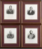 James Hopwood, Portrety słynnych Polaków, sportretowani: Kazimierz Pułaski ( wg Oleszkiewicza), Jan Henryk Dąbrowski (wg M. Stachowicza), Tadeusz Reytan (wg F. Smuglewicza), Albert Bogusławski (wg A. Brodowskiego) staloryt, papier; wym. ok. 1
