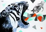 Zuzanna Zu Jankowska, Wietnamski tygrys, 2017, 2017, akryl, płótno