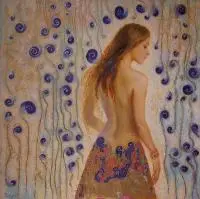 Olga Pelipas, Wiosna, 2018, 2018, akryl, płótno