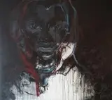 Magdalena Król, Antrakt, 2017, 2017, spray, akryl, sucha pastela, płótno