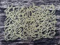 Dilan Abdulla, 37/16/94, 2016, 2016, akryl, spray, olej, płótno
