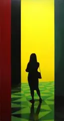 Mateusz Maliborski, Muzeum CI, 2017, 2017, olej, płótno