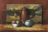Borys Michalik, Martwa natura na tle obrazu