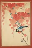 Ohara Koson, Sikorka na gałęzi, Japonia, okres Showa, ok. 1930 r.