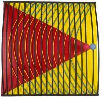 Interferencje, 1971 by Jan Ziemski, 1971, technika własna, sold Mar 2018
