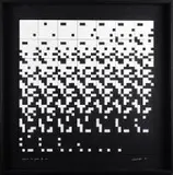 Chance in game for one, 1989 by Ryszard Winiarski, 1989, akryl, płyta, sold Mar 2018