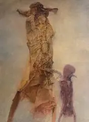 Zdzisław Beksiński, Bez tytułu, 1992, 1992, olej, płyta