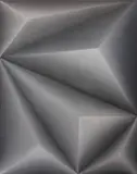 Justyna Baśnik Andrzejewska, Geometria cienia 14, 2018, 2018, olej, płótno